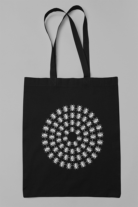 Beetle Mandala Tote Bag