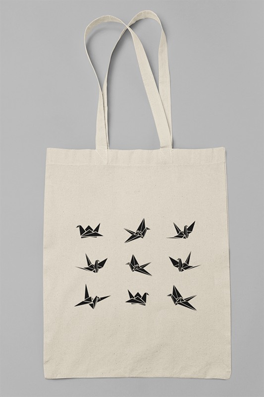 Origami Cranes Tote Bag