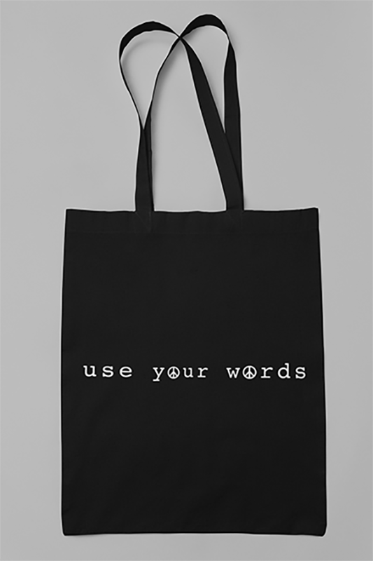 Use Your Words Tote Bag